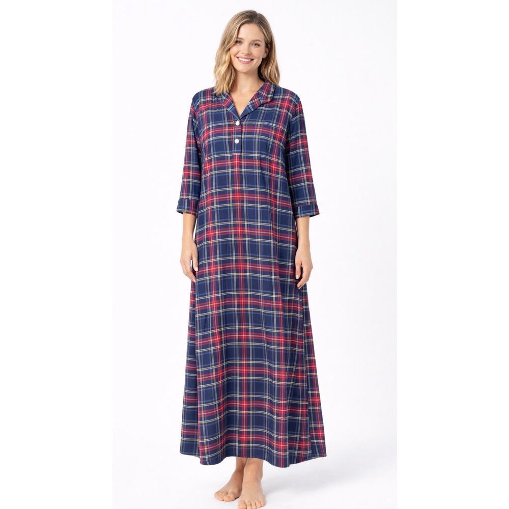 Holly Shae Designs Plus Size Grace Plaid Maxi Dress‎ Size XL/XXL